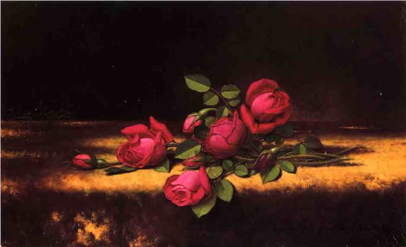 Martin Johnson Heade Jaqueminot Roses